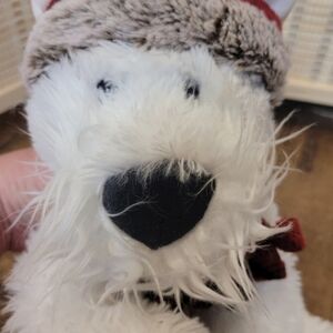 St. Jude Mae Plush Gentle Treasures White Terrier Plush
